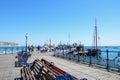 View along Swanage Pier.