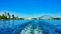 View West Along Sydney Harbour to Bridge, Opera House and City, Australia