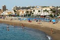 View along Torremolinos beach.