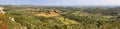 View of alpilles natural park from Les Baux de Provence, France