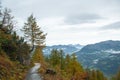 View of Alpine valley from The Kehlsteinhaus, Berchtesgaden National Park Royalty Free Stock Photo