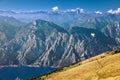 Alps and Garda lake Royalty Free Stock Photo