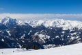 View of Alps in Zillertall valley, Austria Royalty Free Stock Photo