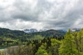 View of the Alpsee lake near the Neuschwanstein castle in Bavaria Royalty Free Stock Photo