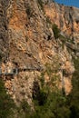 View of the Alquezar Footbridges - Rural tourism in Huesca Spain