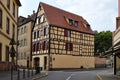 View of Alsace typical street Royalty Free Stock Photo