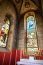 View on the altar of the in Pannonhalma Benedictine abbey