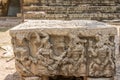 View at the Altar Q of Copan Archaeology site in Honduras Royalty Free Stock Photo