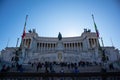 View of Altare della Patria monument, Rome, Italy Royalty Free Stock Photo