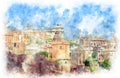 View of Altare della Patria in Rome