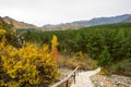 Autumn in Altay mountains Royalty Free Stock Photo