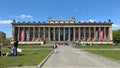 View of Altes Museum and Lustgarten on Museumsinsel Museum Island in Berlin Germany