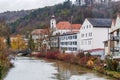 View of Altmuhl river, Eichstatt, Germany