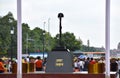 View of Amar Jawan Jyoti in India gate in New delhi, India