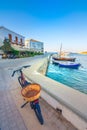 View of the amazing island of Spetses, Greece.