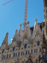 View of amazing unique Sagrada Familia, Barcelona,Spain