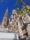 View of amazing unique Sagrada Familia, Barcelona,Spain