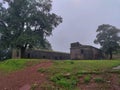 A view of Ambarkhana (Ganga Kothi) . Panhala Fort, Kolhapur, Maharashtra