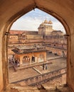 View from Amber fort, Jaipur, India Royalty Free Stock Photo