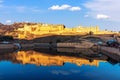 View of Amber Fort in Jaipur, Rajasthan, India Royalty Free Stock Photo