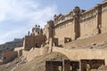 View of Amber Fort in Jaipur, Rajasthan, India Royalty Free Stock Photo