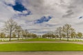 View of the American Cemetery Margraten in memory of soldiers killed in the war in South Limburg