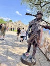 Davy Crocket at the Alamo Royalty Free Stock Photo