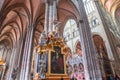 Interiors of Cathedral of Amiens, france