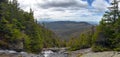 View from Ammonoosuc ravine trail at Mount Washington Royalty Free Stock Photo