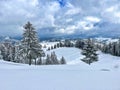 The view of Amphiteather of Transilvanya in winter time Royalty Free Stock Photo