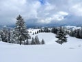 The view of Amphiteather of Transilvanya in winter time