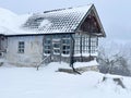 The view of Amphiteather of Transilvanya in winter time