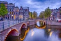 View of Amsterdam Cityscape with One of Its Canals. I