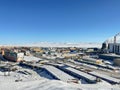 View on Anadyr from a hill Royalty Free Stock Photo