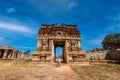 The view of ancient Achyutaraya Temple. Hampi, Karnataka, India