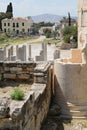 View ancient agora athens Royalty Free Stock Photo