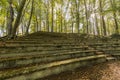View of an ancient amphitheater in the open air Royalty Free Stock Photo