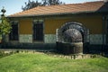 View of ancient buildings in the SÃÂ£o Roque public park in Porto, Portugal Royalty Free Stock Photo