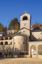 View of ancient Cetinje Monastery. Montenegro, Cetinje town