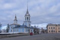 View of the ancient church of Alexander Nevsky. Vologda