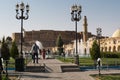 View of the ancient Citadel of Erbil in the Iraqi Kurdistan. July 2013.