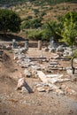 View of ancient city Ephesus, Turkey Royalty Free Stock Photo