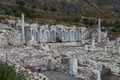 A view from the ancient city of Sagalassos, the capital of Pisidia in ancient Greece, Turkey.