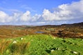 View from Ancient Fort of Scottish Hebridean Island Royalty Free Stock Photo