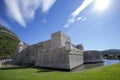 Ancient Fort Kastio, part of the Ston Walls defensive fortification Ston, Croatia