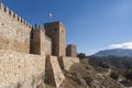 View of the ancient fortress of Antequera in Malaga