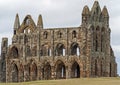 View of ancient gothic abbey ruins