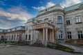 Old  historical Pototskykh  Pototski  Palace outside. Chervonohrad city. Ukraine. Tourist landmark Royalty Free Stock Photo