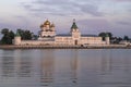 Holy Trinity Ipatiev Monastery before dawn. Kostroma Royalty Free Stock Photo