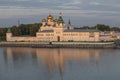 Holy Trinity Ipatiev Monastery, August morning. Kostroma Royalty Free Stock Photo